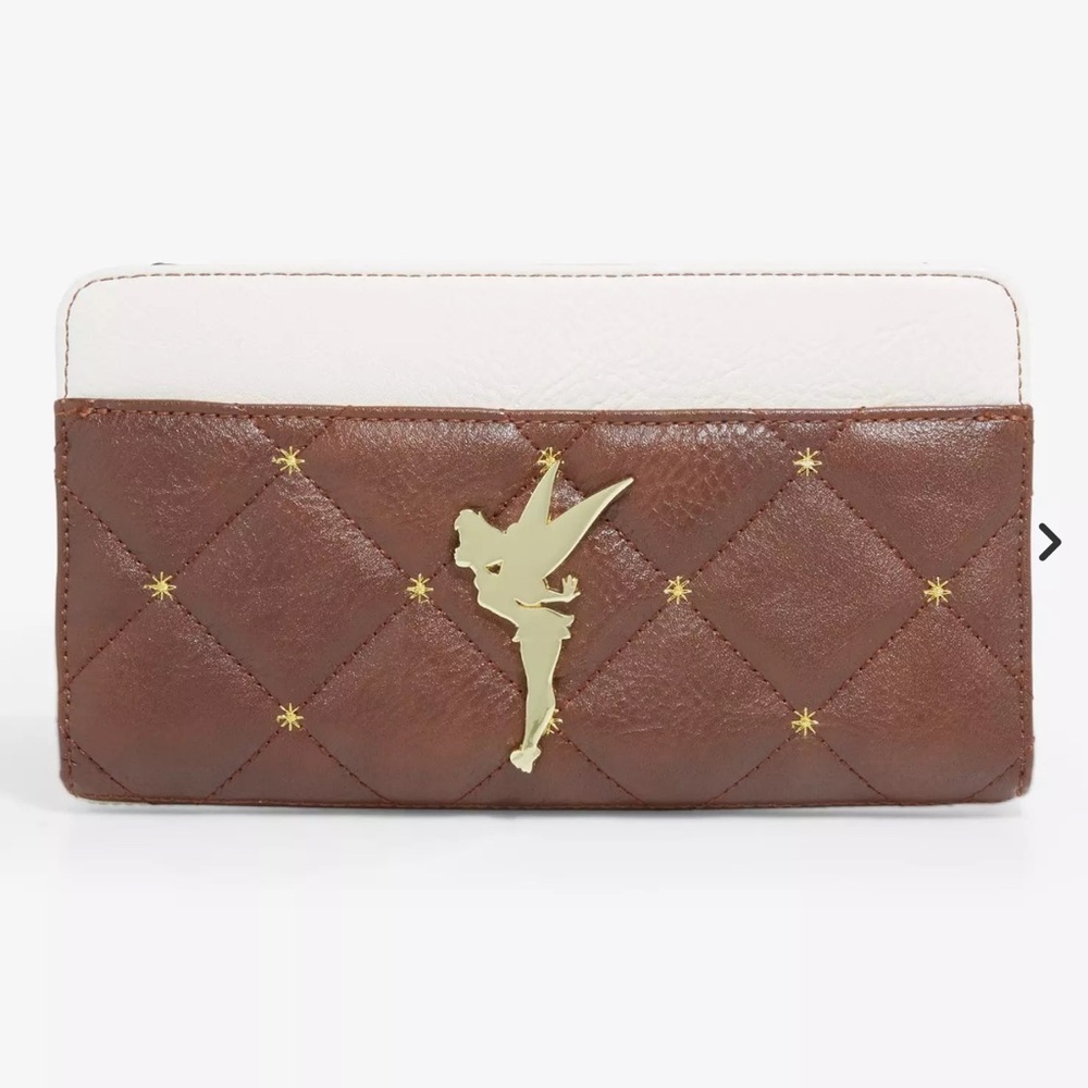 Loungefly Disney Peter Pan Tinker Bell Quilted Wallet